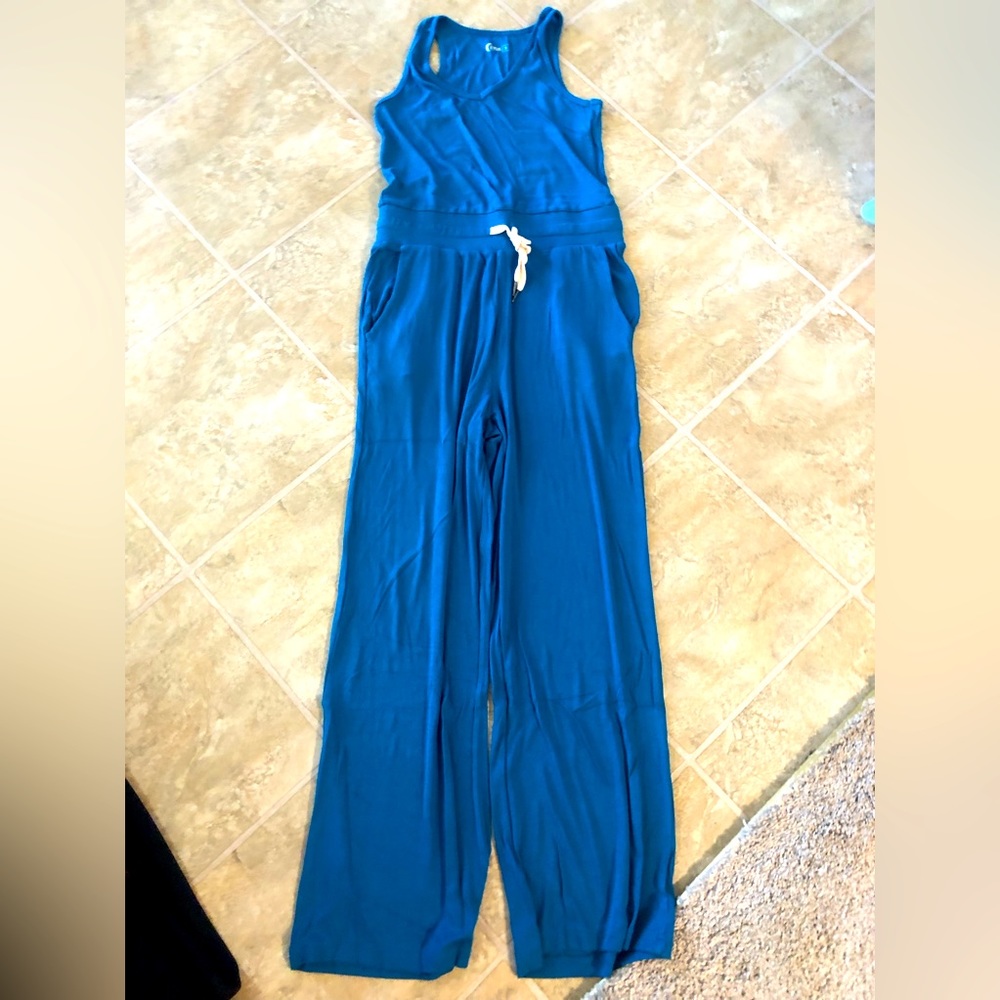 Jumpsuit, size S, teal